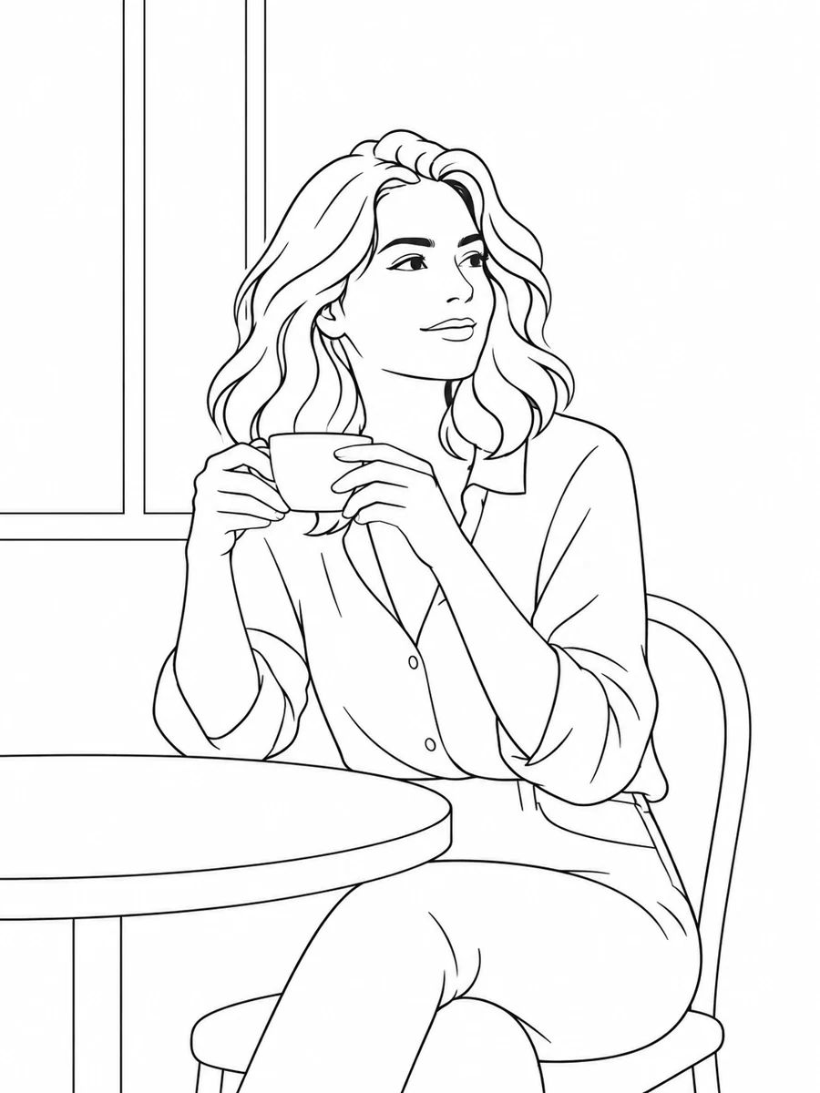 Style illustration · Simplified Line Art